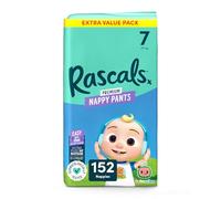 Rascals CoComelon Nappy Pants Size 7, 152 Count, UltraFlex 360™