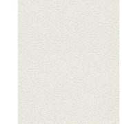 Rasch 340914 White Paper Wallpaper with Relief Structure and Plaster Look 10.05 m x 0.53 m (L x W)