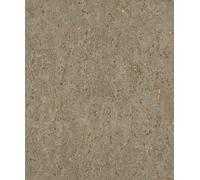 Rasch 538342 Wallpaper - Golden Non-Woven with Cork Look in Industrial Design from The Curiosity Collection - 10.05 m x 0.53 m (L x W)