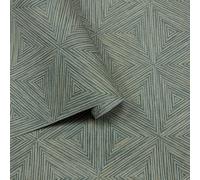 Rasch Boho Geo Wallpaper Blue