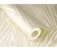 Rasch 608328 Non-Woven Wallpaper 3D Effect Scratches Concrete Look Cream Metallic