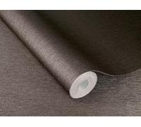 Rasch 608625 Non-Woven Wallpaper Plain Lines Structure Grey Brown Metallic