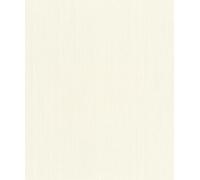 Rasch 746013 Non-Woven Wallpaper White Plain Textured Linen Look Lines