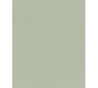 Rasch 746136 Non-Woven Wallpaper Light Green Plain Textured Linen Look