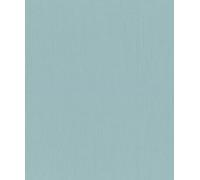 Rasch 746150 Non-Woven Wallpaper Light Blue Plain Textured Linen Look