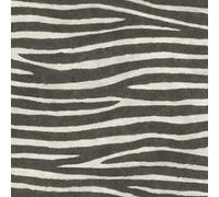 Rasch African Queen III Collection 751727 Non-Woven Wallpaper with Zebra Pattern in Black and White
