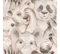 Rasch paperhangings Non Woven Wallpaper (Kids) Beige Grey 10,05 m x 0,53 m Bambino XIX 252538