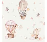 Rasch Balloon Ride Pink Wallpaper - 10m