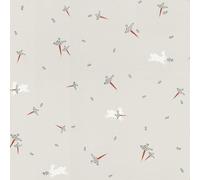 Rasch Bambino Bunny Rabbit Childrens Farm Animal Wallpaper in Grey Rasch Grey