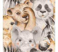 RASCH BAMBINO EXOTIC ANIMALS MULTI NURSERY KIDS BEDROOM CUTE WALLPAPER 252521