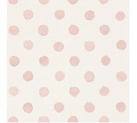 Rasch Bambino Soft Spot Pastel Pink Non Woven Wallpaper 252019