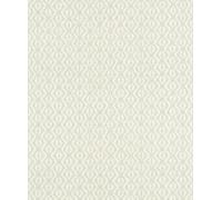 Rasch Beachhouse 410686 Non-Woven Wallpaper with Mediterranean Ikat Pattern in Green/White with Textile Look