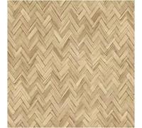 Rasch Beige Herringbone Wood Effect Vinyl Wallpaper Paste The Wall Modern Decor
