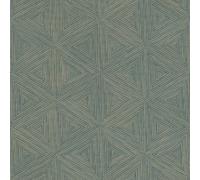 Rasch Boho Geometric Textured Vinyl Wallpaper in Blue Rasch Blue