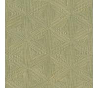 Rasch Boho Geometric Textured Vinyl Wallpaper in Green Rasch Green
