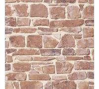 Rasch Brick Stone Effect Red Wallpaper 265613