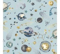 Rasch Celestial Skies Wallpaper in Baby Blue Rasch Baby Blue