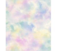 Rasch Kids Cloudy Sky Iridescent Sheen Clouds Wallpaper Multi Colour 818017