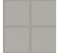Rasch Club Leather Panels Grey Wallpaper