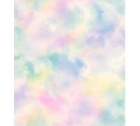 Rasch Kids Cloudy Sky Iridescent Sheen Clouds Wallpaper - Multi Colour - 818017