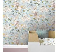 Rasch Light Blue Non-Woven Wallpaper - Colourful Underwater World and Fish Nursery Wallpaper - 10.05 m x 0.53 m