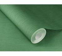 Rasch Curiosity Collection 537673 Non-Woven Wallpaper with Fine Line Structure 10.05 m x 0.53 m Dark Green