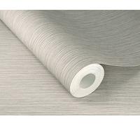 Rasch Curiosity Collection 537680 Non-Woven Wallpaper with Fine Line Structure 10.05 m x 0.53 m Light Grey