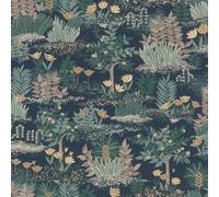 Rasch Dream Garden Bold Floral Textured Vinyl Wallpaper for Elegant Bedrooms Living Rooms Lounges Blue/Multi 690903