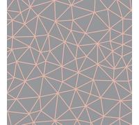 Rasch Embossed Glitter Symmetry Lines Geo Metallic Wallpaper in Charcoal Rasch Charcoal