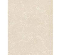 Rasch Factory V Collection 315110 Non-Woven Wallpaper in Cream Metallic Plain Concrete Look Structure