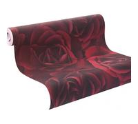 Rasch Floral Rose Pattern Wallpaper Modern Mural Flower Motif Textured Roll[RED 525625]