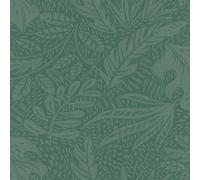 Rasch Foliage Leaves Emerald Green Wallpaper Modern Contemporary Paste The Wall