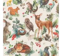 Rasch Forest Friends Bright Wallpaper