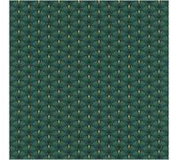 Rasch Green Art Deco Fan Vinyl Wallpaper Smooth Paste The Wall For Living Room
