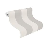 Rasch Just Me 286632 Graphic Wallpaper Silver Cream White
