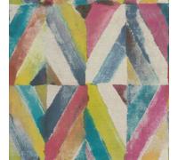 Rasch Ethno Geo Diamond Multicoloured Wallpaper Extra Washable Paste The Wall