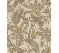 Rasch Kalahari Shimmering Oasis Golden Brown Wallpaper