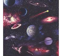 Rasch Kids Out of This World Planets Purple Multi Wallpaper 815429