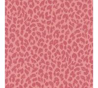 Rasch Leopard Print Pink Wallpaper Textured Metallic Effect Paste The Wall Vinyl