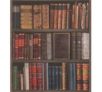 Rasch Library Books Wallpaper One Colour