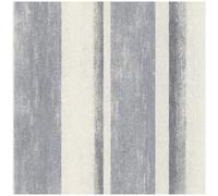 Rasch Linares Stripe Blue Cream Wallpaper Extra Washable Modern Stripable Vinyl