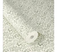 Rasch Little Flowers Cream Green Wallpaper