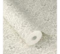 Rasch Little Flowers Cream Grey Wallpaper