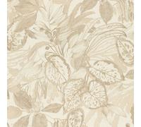 Rasch Liverna Plants & Leaves Beige Wallpaper