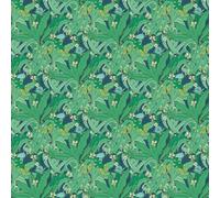 Rasch Lush Garden Green Navy Wallpaper Floral Leaves Paste The Wall Contemporary