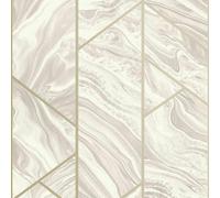 Rasch Marble Geometric Abstract Metallic Fragment Glitter Textured Wallpaper in Pink Rasch Pink