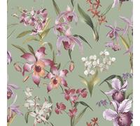 Rasch Maya Sage Wallpaper, Green