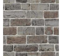 Rasch Natural Urban Stone Brick Wall Brick Effect Rustic Industrial Embossed Wallpaper 217339