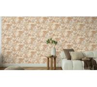 Rasch Non-Woven Industrial Textured Marble Wallpaper Cream, Beige, Gold 497236