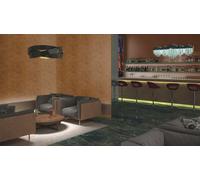Rasch non-woven wallpaper crocodile look texture dark brown 751314 (4,37£/1qm)